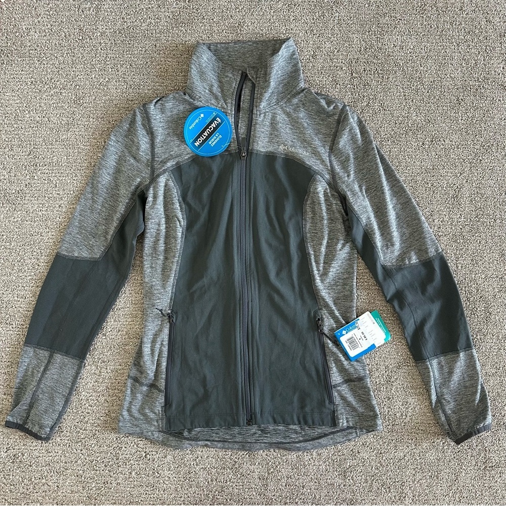 COLUMBIA Womens Swiftwater Falls Jacket Gray Small